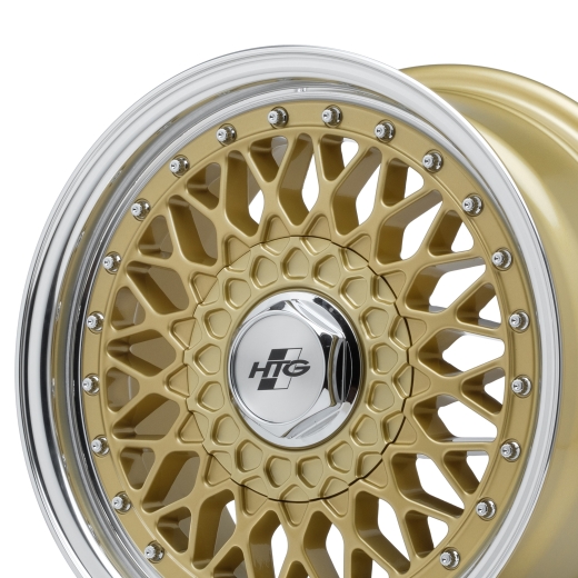 HTG RS Klassik Felge 7x15 ET38 Gold