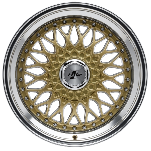 HTG RS Klassik Felge 8,5x17 LK 4x100 ET30 Gold