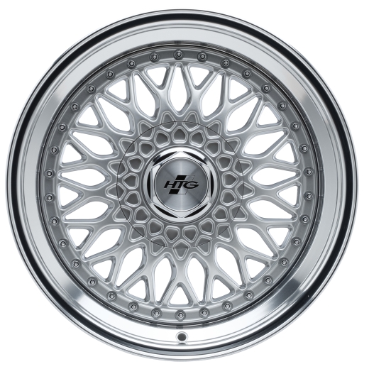 HTG RS Klassik Felge 8,5x17 LK 4x100 ET30 Silber