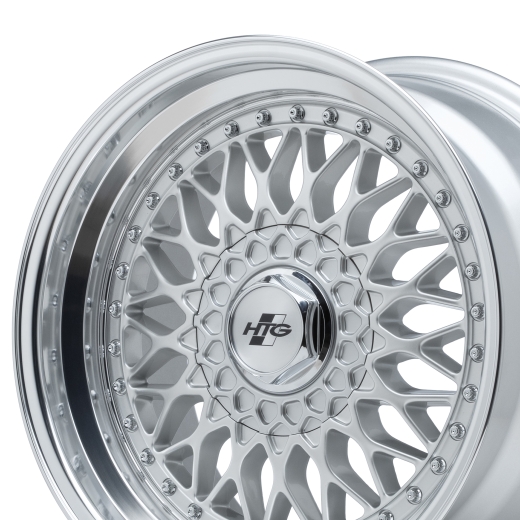 HTG RS Klassik Felge 8,5x17 LK 4x100 ET30 Silber