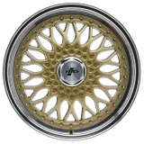 HTG RS Klassik Felge 7,5x17 LK 4x108 ET35 Gold