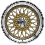 HTG RS Klassik Felge 8,5x17 LK 4x100 ET30 Gold