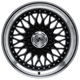 HTG RS Klassik Felge 8,5x17 LK 4x100 ET30 Schwarz