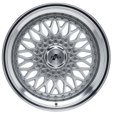 HTG RS Klassik Felge 8,5x17 LK 4x100 ET30 Silber