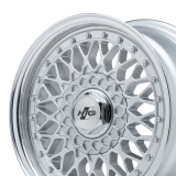 HTG RS Klassik Felge 7x15 ET38 Silber