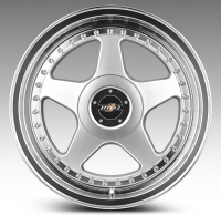 HTG 3 Felge 7,5x17 ET35 4x100/4x108 Silber
