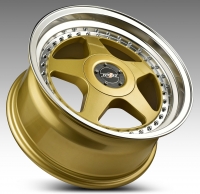 HTG 3 Felge 8,5 x17 ET35 5x100/5x112 Gold