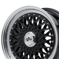 HTG RS Klassik Felge 7,5x16 ET38 Schwarz