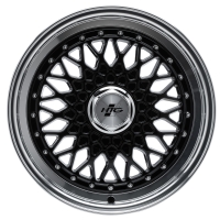 HTG RS Klassik Felge 7,5x16 ET38 Schwarz