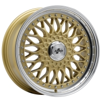 HTG RS Klassik Felge 7,5x17 LK 4x100 ET35 Gold