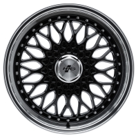 HTG RS Klassik Felge 7,5x17 LK 4x108 ET35 Schwarz