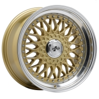 HTG RS Klassik Felge 8,5x17 LK 4x100 ET30 Gold