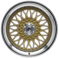 HTG RS Klassik Felge 8,5x17 LK 4x100 ET30 Gold