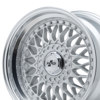 HTG RS Klassik Felge 8,5x17 LK 5x120 ET30 Silber