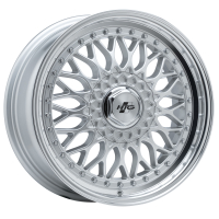HTG RS Klassik Felge 7,5x17 LK 4x100 ET35 Silber
